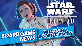 What's In a Star Wars Unlimited Booster Pack? - Board Game News!