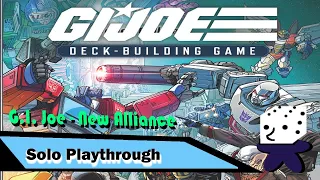 G.I. Joe Deck-Building Game - New Alliances - Solo Playthrough