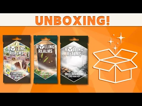 Rolling Realms - Promos Unpackaging (Stamp Swap, Genotype, Brass: Birmingham)