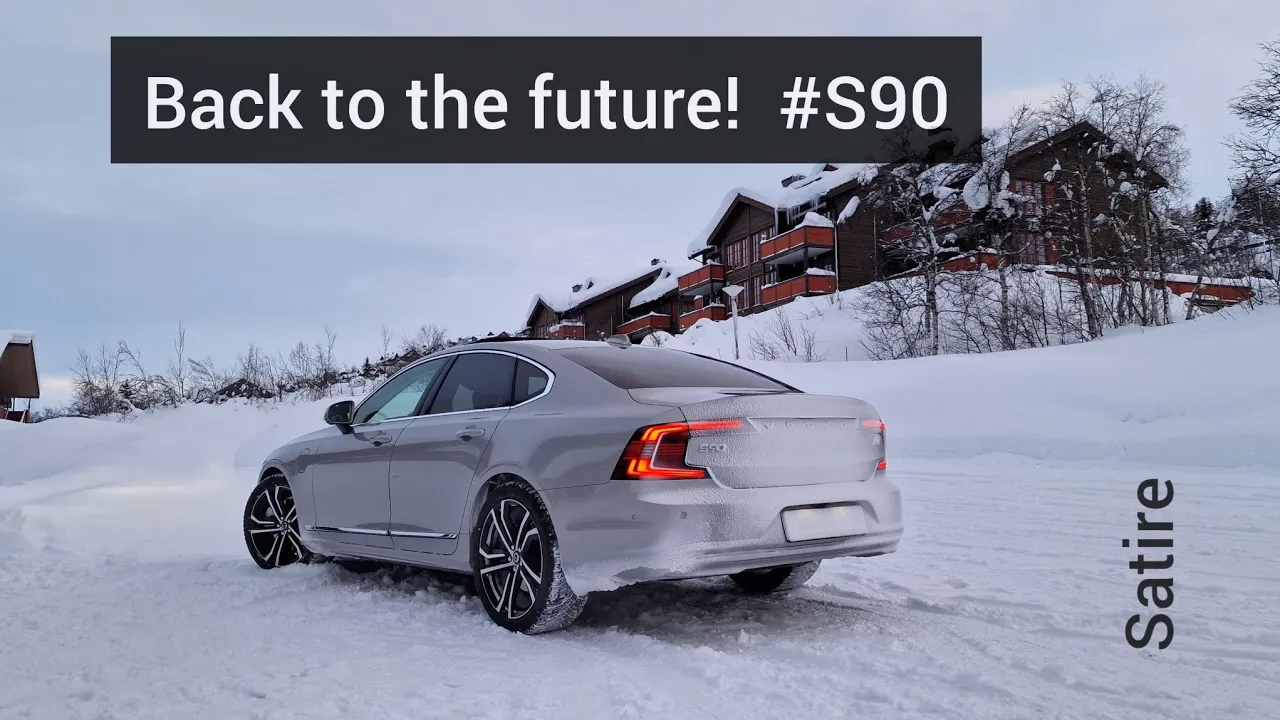 Back to the Future with Volvo S90 Recharge #s90