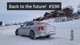 Back to the Future with Volvo S90 Recharge #s90