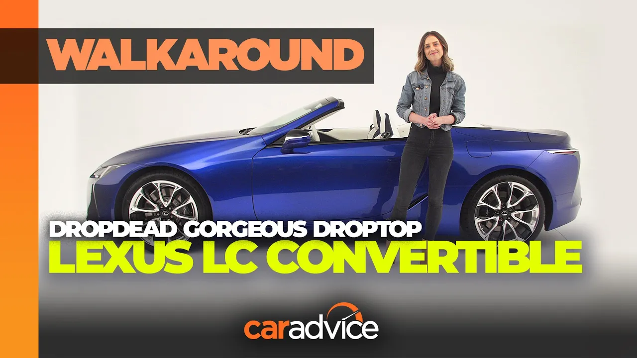 2020 Lexus LC500 Convertible walkaround: oof, that V8 sound! | CarAdvice