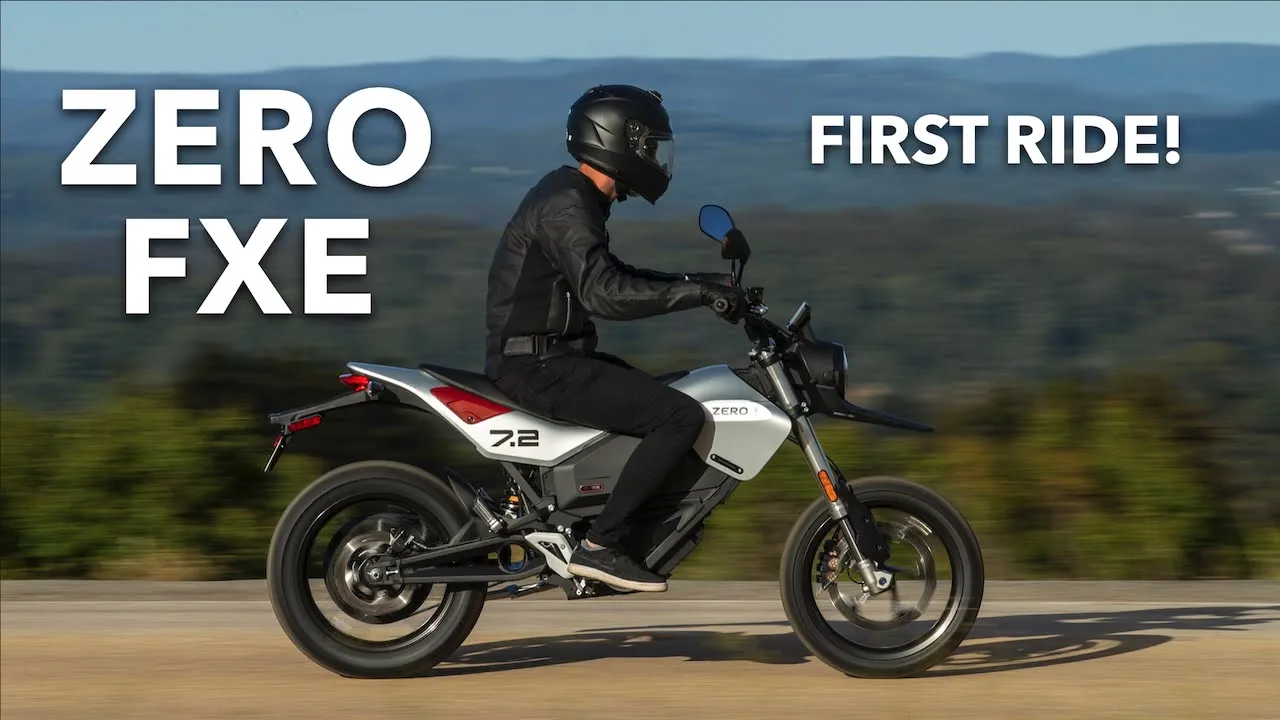 2022 Zero Motorcycles FXE First Ride!
