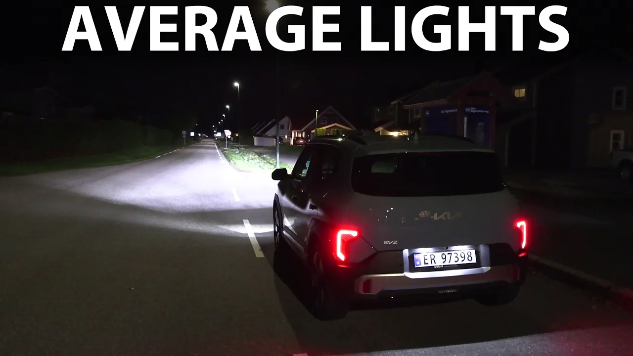 Kia EV2 headlights test