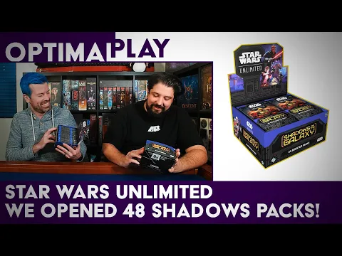 Star Wars Unlimited: Shadows of the Galaxy DOUBLE Booster Box Opening!