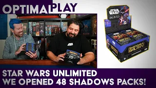 Star Wars Unlimited: Shadows of the Galaxy DOUBLE Booster Box Opening!