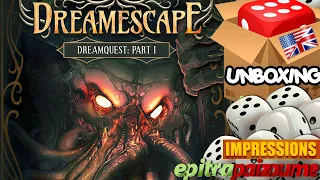 DreamEscape - Unboxing & First Impressions (EN) | Epitrapaizoume