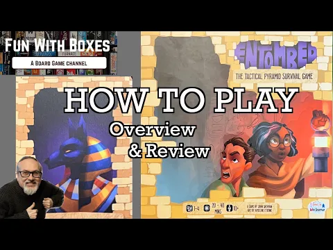 Entombed | A Tactical Pyramid Survival Game | Unboxing, Overview, How to Play and Review