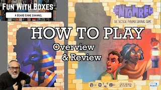 Entombed | A Tactical Pyramid Survival Game | Unboxing, Overview, How to Play and Review