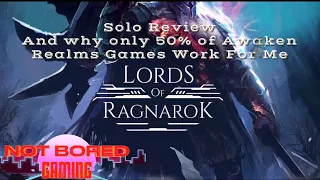 Lords of Ragnarok - Solo Review and thoughts on Awaken Realms Games- Not Bored Gaming