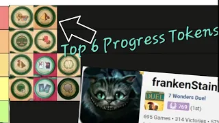 Top 7 Wonders Duel Player: "Power 6" Progress Tokens
