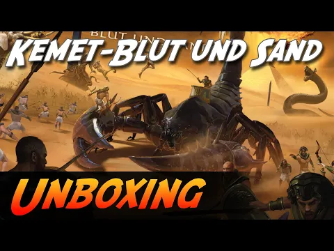 Kemet: Blut und Sand - Brettspiel Unboxing (Frosted Games)