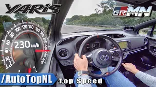 Toyota Yaris GRMN TOP SPEED on AUTOBAHN (NO SPEED LIMIT) by AutoTopNL