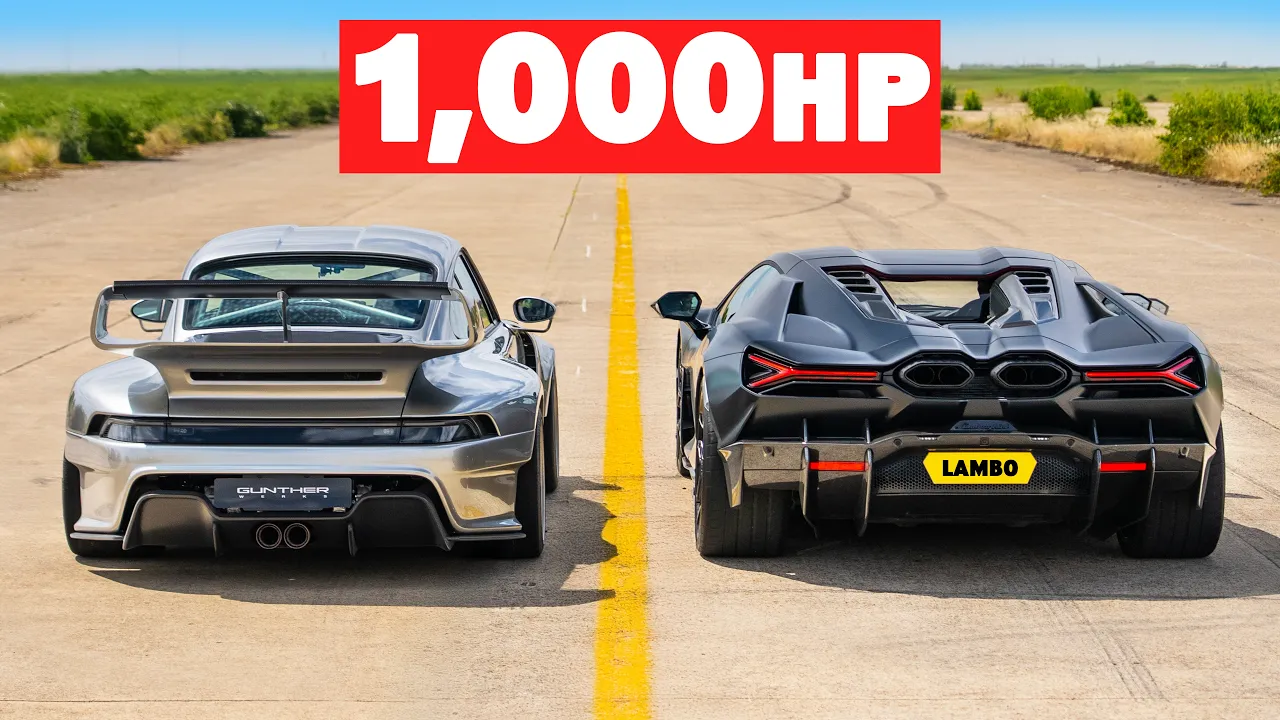 Gunther Werks F-26 vs Lamborghini Revuelto: DRAG RACE