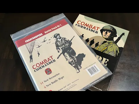 Combat Commander Battle Pack #1: Paratroops (GMT) - Unbagging and Overview