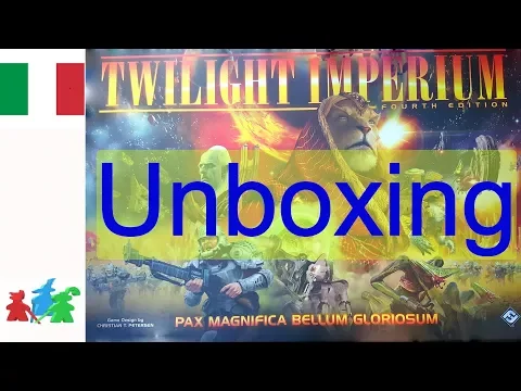 Twilight Imperium 4th edition Unboxing italiano