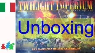 Twilight Imperium 4th edition Unboxing italiano