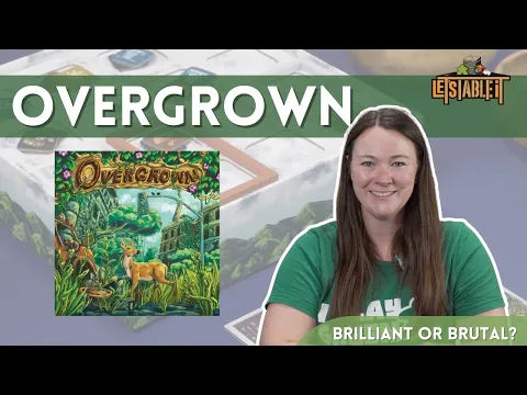 Overgrown Board Game | Beautiful Theme, Tight Puzzle
