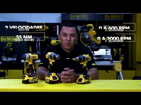 Parafusadeira e Furadeira de Impacto 1/2" 20V DCD796D2-BR Dewalt