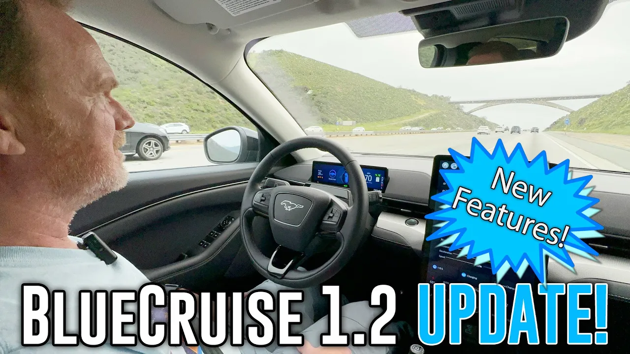 Ford's HANDS FREE BlueCruise 1.2 DEEP DIVE! Lane changes, stop & go, curves, and more!