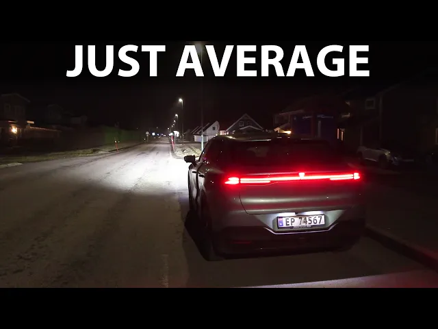 Deepal S05 headlights test