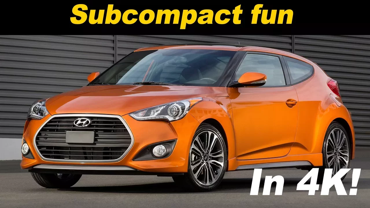 2017 Hyundai Veloster Turbo Review and Road Test In 4K UHD