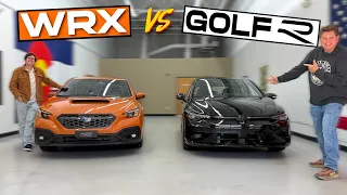 Is the Hot Hatch BACK? Subaru WRX vs VW Golf R!