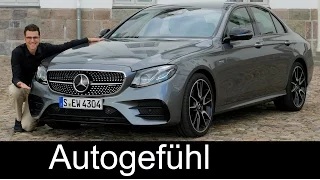 Mercedes-AMG E43 FULL REVIEW test driven V6 400 hp E-Class E-Klasse sedan Limousine
