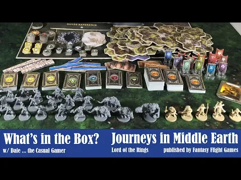 Lord of the Rings: Journeys in Middle Earth Board Game Unboxing
