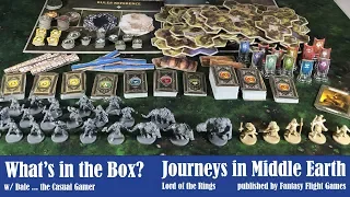 Lord of the Rings: Journeys in Middle Earth Board Game Unboxing