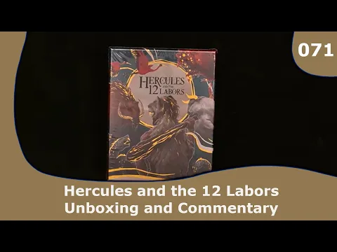 Hercules and the 12 Labors - Unboxing and Commentary | 071 | CulBlu Unboxing