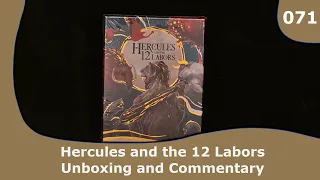 Hercules and the 12 Labors - Unboxing and Commentary | 071 | CulBlu Unboxing