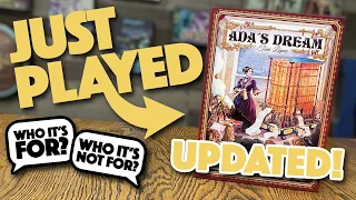 We Just Played Ada's Dream - UPDATED VIDEO!