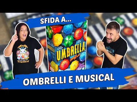 Umbrella Partita Completa al Gioco da Tavolo con ombrelli colorati e musical di Broadway!