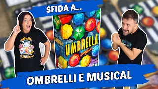 Umbrella Partita Completa al Gioco da Tavolo con ombrelli colorati e musical di Broadway!