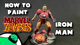 Painting Poorly - HOW TO PAINT: Marvel Zombies: A Zombicide Game - Iron Man