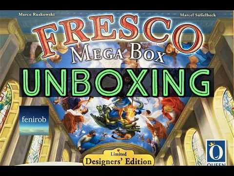 Fresco Board Game | Mega Box | Unboxing (No Talking)