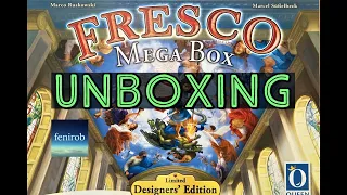 Fresco Board Game | Mega Box | Unboxing (No Talking)