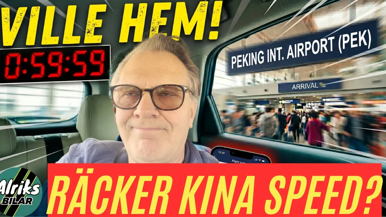 Kan en svensk chansning lyckas i Peking? Räcker en timme för incheckning?