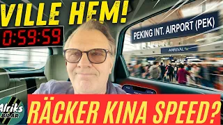 Kan en svensk chansning lyckas i Peking? Räcker en timme för incheckning?