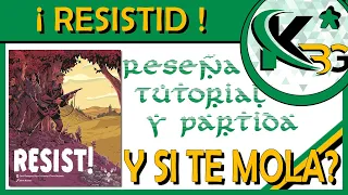 ¡Resistid!| Reseña, Tutorial y Partida | Y si te mola?
