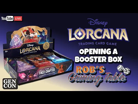 Disney Lorcana Booster Box Opening @ Gen Con