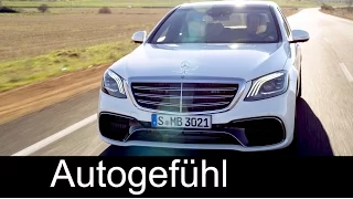 Mercedes AMG S 63 Preview Sound Exterior Interior - S-Class S-Klasse Facelift 2018