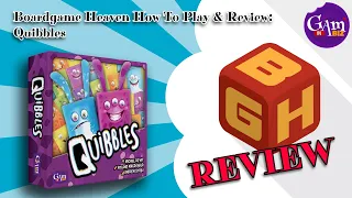 Boardgame Heaven How To Play & Review 195: Quibbles (Gam'n Biz)