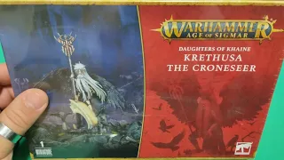 Age Of Sigmar - Daughters Khaine - Krethusa The Croneseer - Unboxing