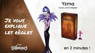 Je vous explique les règles de YZMA - VILLAINOUS en moins de 2 minutes!