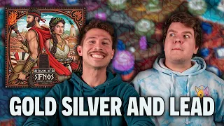 Towers of Sifnos | Let's Influence Gold, Silver, and Lead | Kickstarter Board Game Preview
