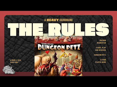 Dungeon Petz - 4p - The Rules by Heavy Cardboard