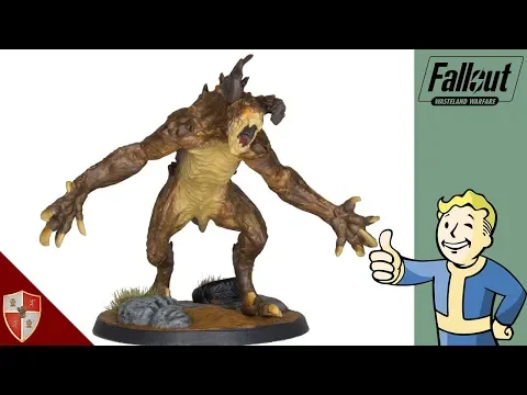 Fallout Wasteland Warfare Painting: Deathclaw
