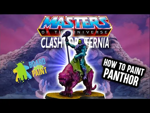 How to Paint PANTHOR (Mounted Skeletor) - Masters of the Universe: Clash for Eternia